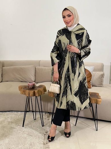 صورة جاكيت طويل نسائي