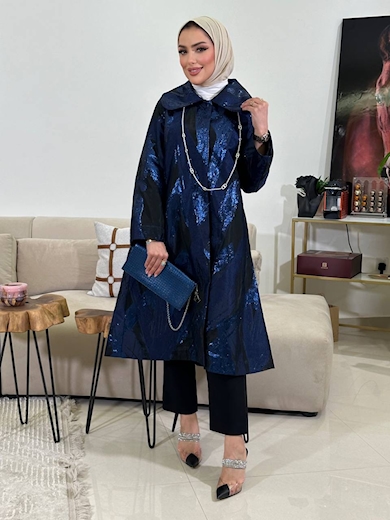 صورة جاكيت طويل نسائي