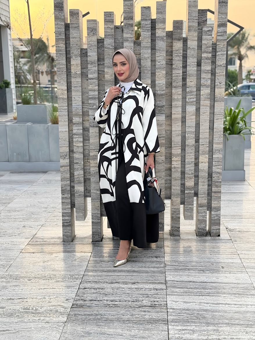 صورة جاكيت طويل نسائي