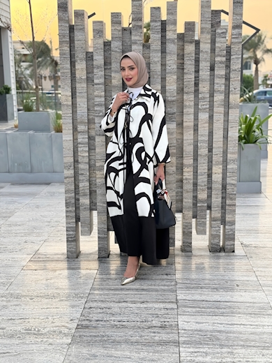 صورة جاكيت طويل نسائي