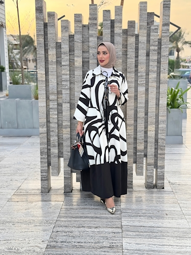 صورة جاكيت طويل نسائي