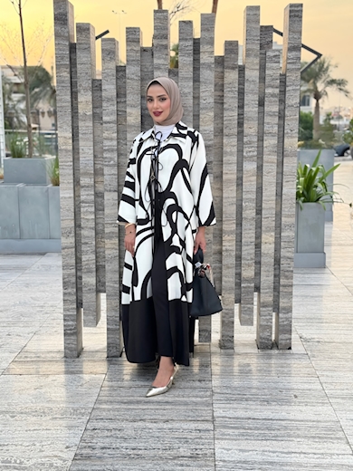 صورة جاكيت طويل نسائي