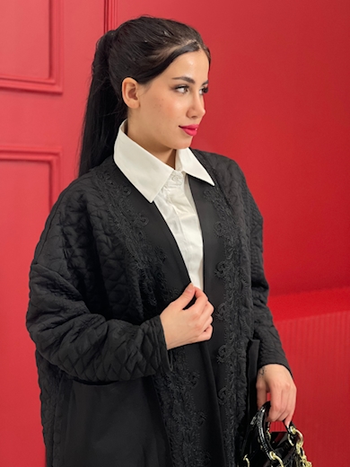 صورة جاكيت طويل نسائي