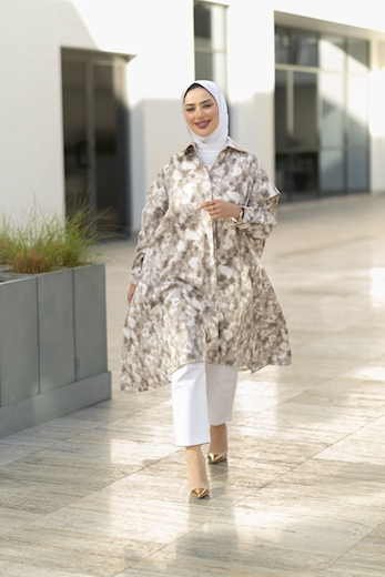 صورة قميص طويل نسائي