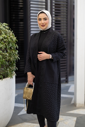 صورة جاكيت طويل نسائي