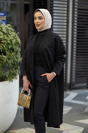 صورة جاكيت طويل نسائي