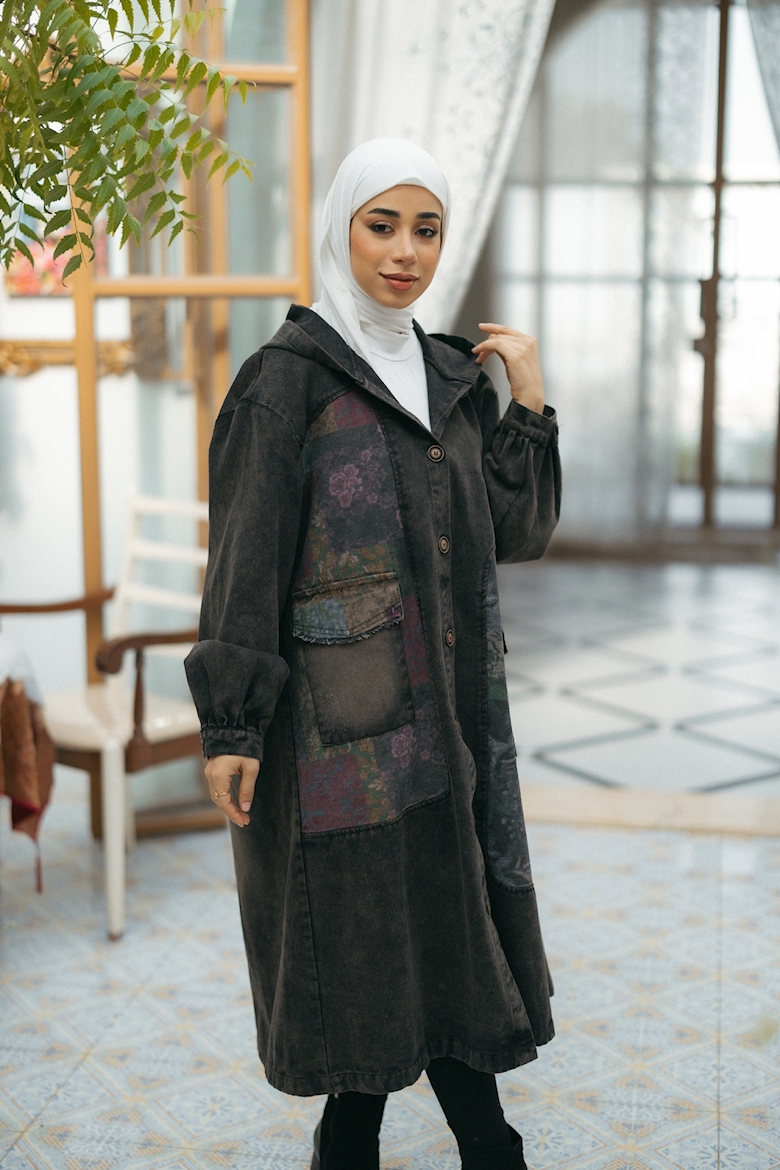 صورة جاكيت طويل نسائي