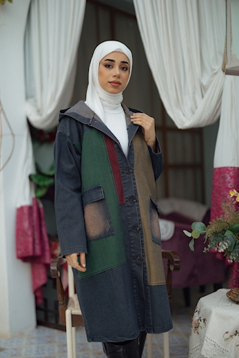 صورة جاكيت طويل نسائي