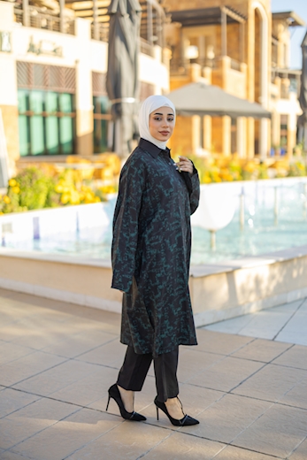 صورة قميص طويل نسائي